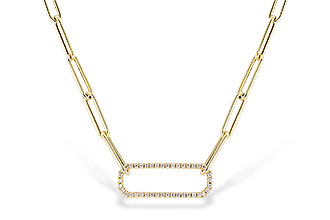 A337-27355: NECKLACE .50 TW (17 INCHES)