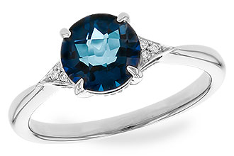 A337-31846: LDS RG 1.60 LONDON BLUE TOPAZ 1.62 TGW (7MM RD)