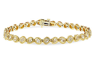 A338-25519: BRACELET 2.15 TW FANCY CUT DIAMONDS