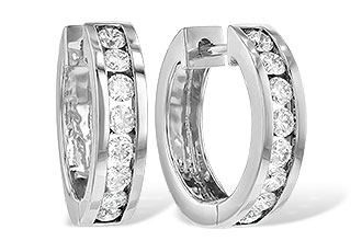 B249-11828: EARRINGS 1 CT TW