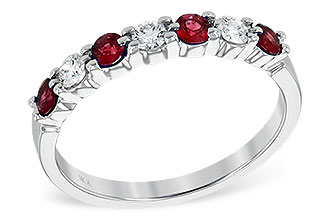 B249-16400: LDS WED RG .35 RUBY .55 TGW