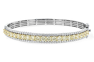 B252-75482: BANGLE 4.20 YELLOW DIAS 5.63 TW