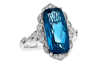 B253-64546: LDS RG 6.75 LONDON BLUE TOPAZ 6.90 TGW (16x8MM BT)
