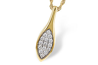 B338-24628: NECKLACE .20 TW