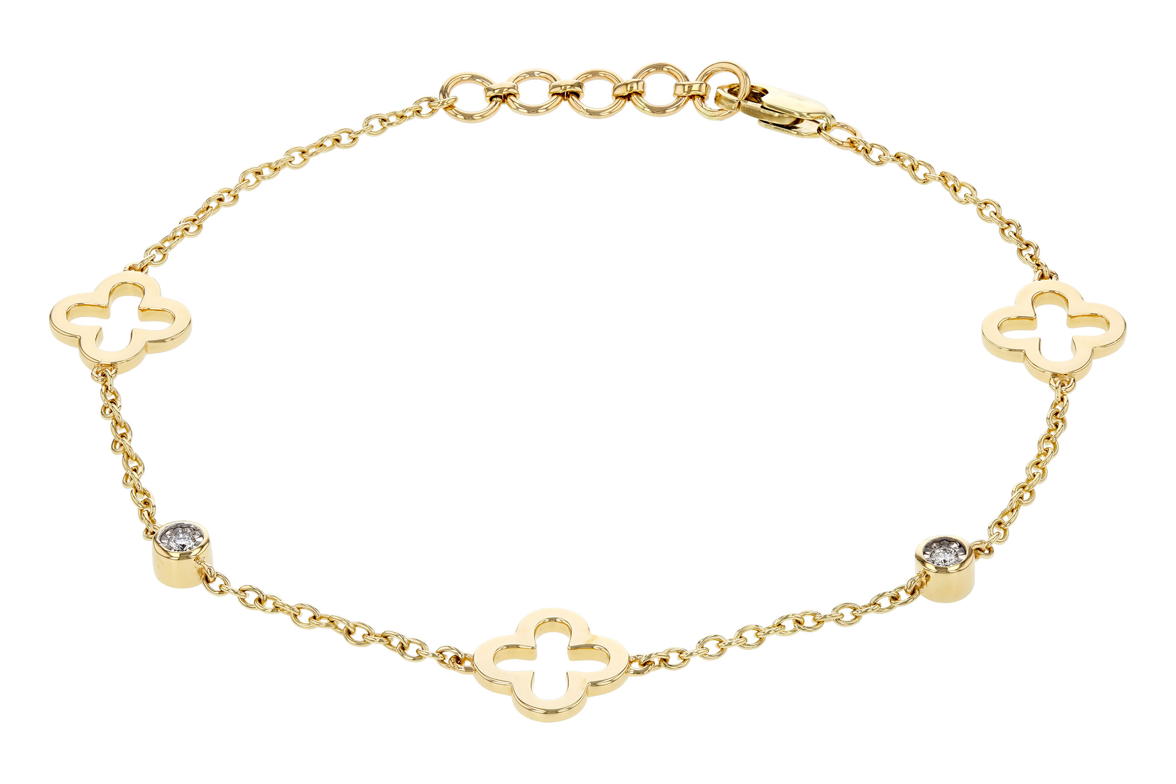 B339-10046: BRACELET .06 TW (7.25")