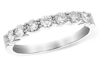 C156-41900: LDS DIA WED RG .50 TW (7 STONES)
