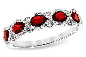 C253-70909: LDS WED RG 1.00 RUBY 1.04 TGW
