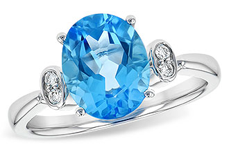 C253-70991: LDS RG 2.84 BLUE TOPAZ 2.90 TGW (10x8MM BT)