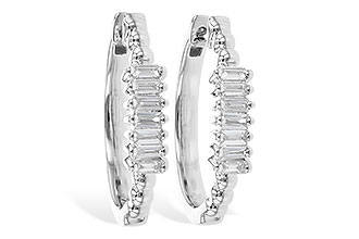 C336-40973: EARR .20 TW BAGUETTES