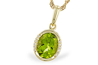 C337-30973: NECKLACE 1.72 TW PERIDOT 1.75 TGW (9x7 PER)