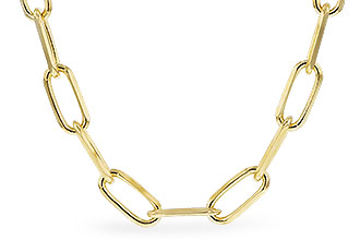 D337-32782: PAPERCLIP LG (24IN, 4.0MM, 14KT, LOBSTER CLASP)