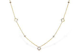 D338-20046: NECKLACE .20 TW (18")