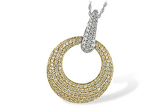 E252-75527: NECK 1.64 YELLOW DIAS 1.90 TW