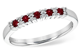 E253-64627: LDS WED RG .22 RUBY .29 TGW