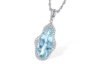 E253-69118: NECK 3.97 AQUAMARINE 4.20 TGW