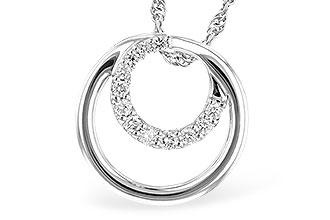 E336-42782: NECKLACE .15 TW