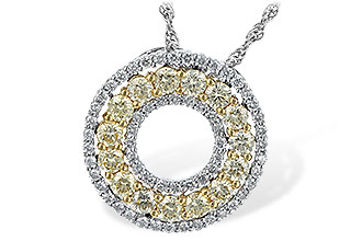 F252-74573: NECK 1.08 YELLOW DIAS 1.55 TW