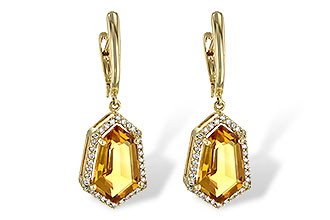 F253-64582: EARR 3.80 TW CITRINE 4.05 TGW