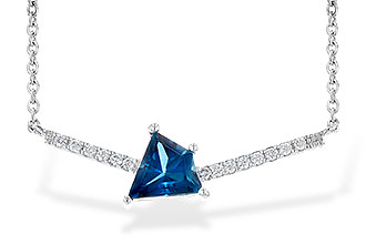 F253-70009: NECK .87 LONDON BLUE TOPAZ .95 TGW