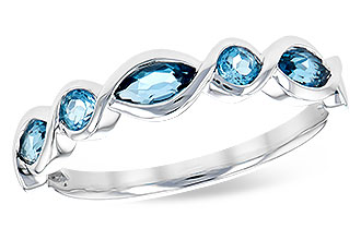F336-39136: LDS RG .60 TW BLUE TOPAZ