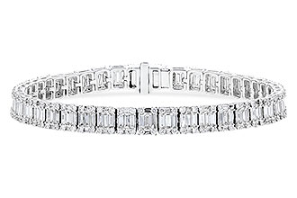 F337-29145: BRACELET 2.72 TW BAGUETTES 4.10 TW