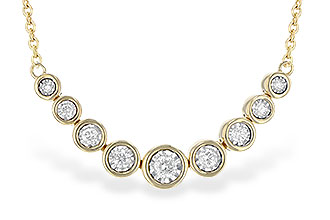 G253-68200: NECKLACE .25 TW (18")
