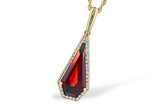 G336-38182: NECK 4.00 GARNET 4.17 TGW