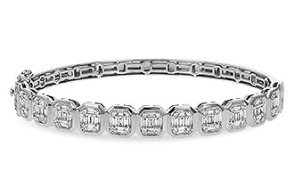 G338-18245: BANGLE .81 TW BAGUETTE 1.00 TW