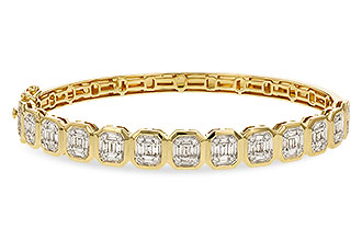 G338-18245: BANGLE .81 TW BAGUETTE 1.00 TW