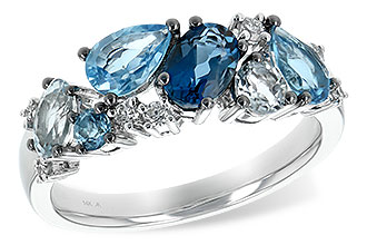 H252-72809: LDS RG 2.05 BLUE TOPAZ 2.16 TGW