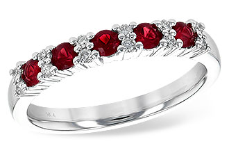 H253-64627: LDS WED RG .44 RUBY .58 TGW