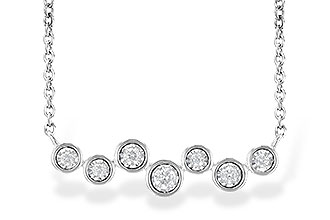 H253-70082: NECKLACE .13 TW
