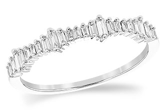 H336-42782: LDS WED RG .20 TW BAGUETTES