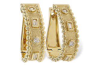 H337-33682: EARRINGS .09 BAG .18 TW