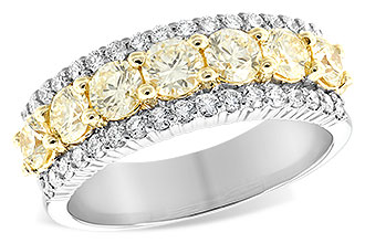 K251-84618: LDS DIA WED RG 1.20 YELLOW DIA 1.64 TW