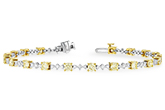 K251-87354: BRACELET 2.80 YELLOW DIA 4.01 TW