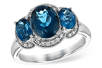 K252-79109: LDS RG 4.20 BLUE TOPAZ 4.33 TGW