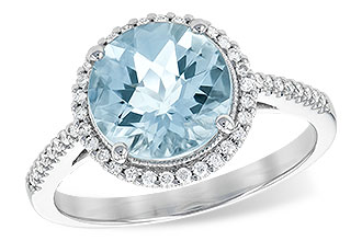 K253-69118: LDS RG 2.08 AQUAMARINE 2.27 TGW