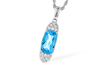 K337-27300: NECK 2.02 BLUE TOPAZ 2.12 TGW