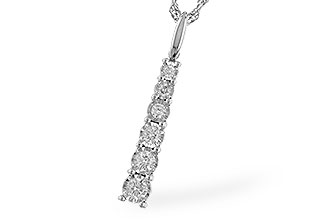 K337-35463: NECKLACE .25 TW