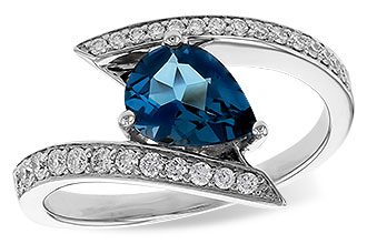 K338-19118: LDS RG 1.04 LONDON BLUE TOPAZ 1.28 TGW (8x6MM)
