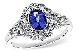 K338-19145: LDS RG .80 TANZANITE 1.20 TGW (7x5MM OV)