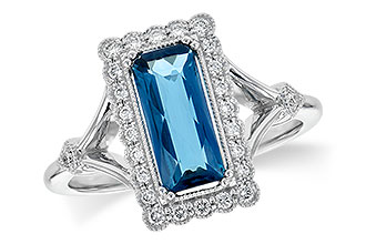 L253-69163: LDS RG 1.58 LONDON BLUE TOPAZ 1.75 TGW