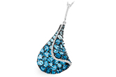 M250-95490: NECK 4.81 BLUE TOPAZ 4.94 TGW