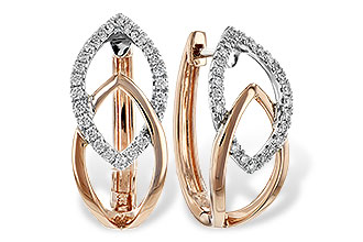 M252-80072: EARRING .25 TW (ROSE & WG)