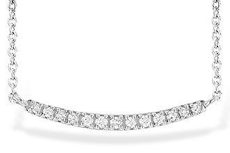 M253-69127: NECKLACE .10 TW (13 STONES)