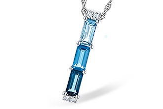 M336-39136: NECK 1.26 BLUE TOPAZ 1.30 TGW